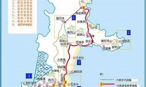 普陀山自驾游攻略路线图_普陀山自驾游攻略