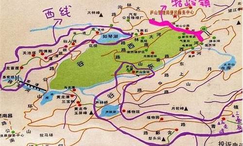 庐山旅游攻略一日游路线图,庐山旅游路线安排