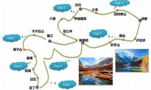 四姑娘山自驾游攻略路线推荐图_四姑娘山自驾游攻略路线推荐